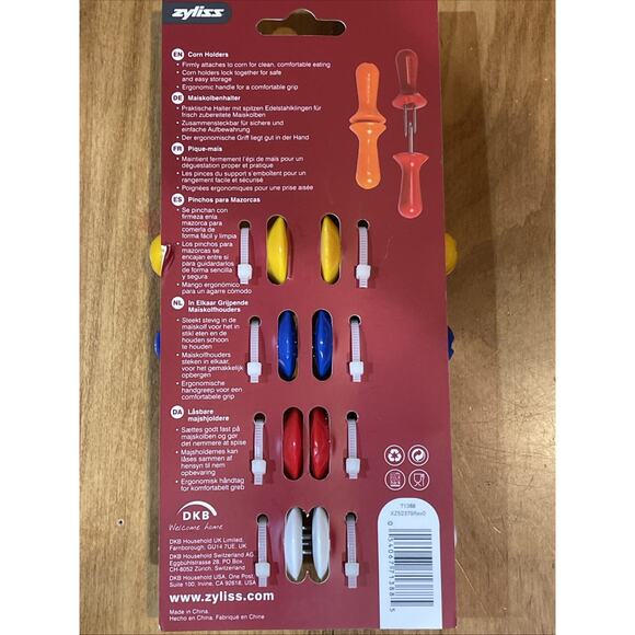 4 Pack Of Interlocking Corn Cob Holders - Picture 2 of 2